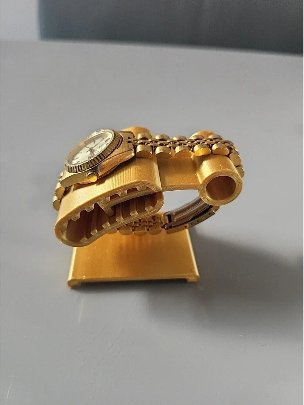 Pulsar Watch Women's Vintage Day Date Analog Quartz Gold Tone 25mm 6.5